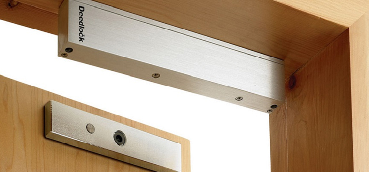 Magnetic lock installation Homeland